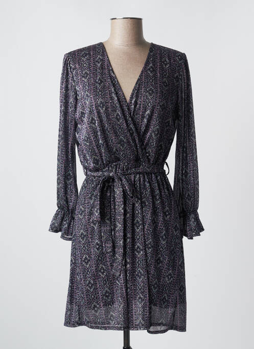 Robe courte violet RUE DES ABBESSES pour femme