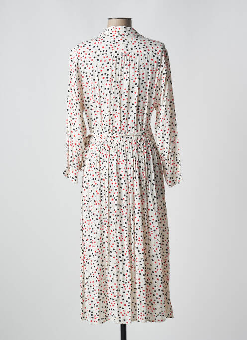 Robe mi-longue beige YUKA pour femme