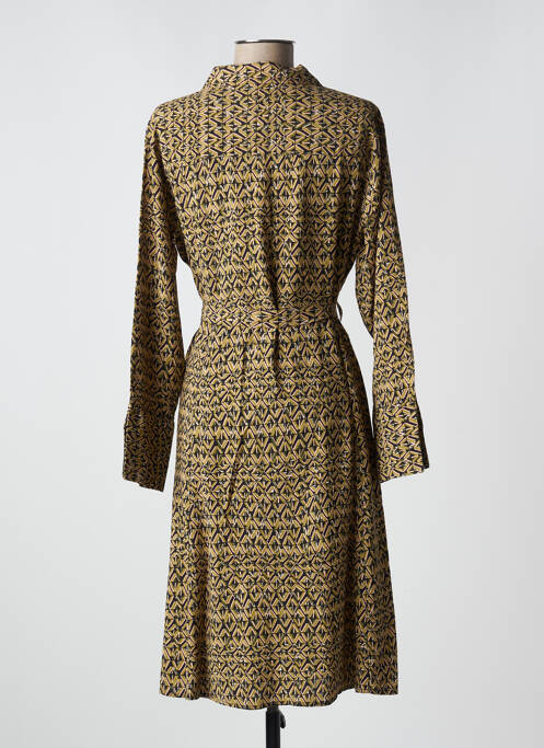 Robe mi-longue vert CREAM pour femme