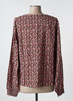 Blouse manches longues manches longues marron CREAM femme