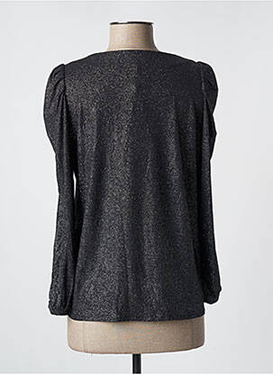 Top stretch manches 3/4 noir JANIS & JOHN femme