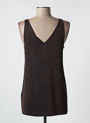 Top stretch sans manche noir CREAM femme