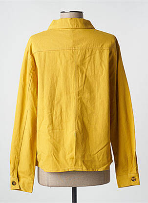 Veste casual coupe droite jaune ORFEO femme