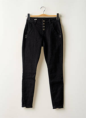 Jeans skinny taille haute taille haute noir CREAM femme