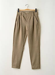 Pantalon slim stretch taille haute beige CREAM femme