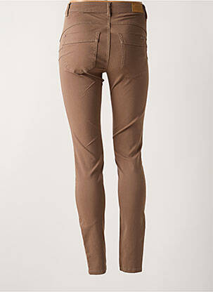Pantalon slim skinny taille normale marron CREAM femme