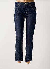 Jeans coupe slim tissage brut taille normale bleu PLEASE femme