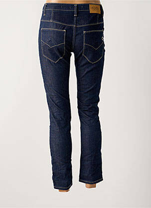 Jeans coupe slim tissage brut taille normale bleu PLEASE femme