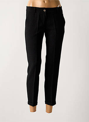 Pantalon 7/8 stretch taille normale noir PAKO LITTO femme