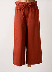 Pantalon 7/8 marron LAURE + MAX pour femme seconde vue