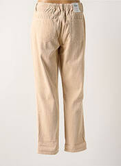 Pantalon droit beige C'EST BEAU LA VIE pour femme seconde vue