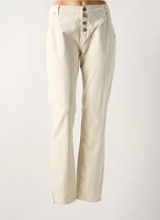 Pantalon droit beige CREAM pour femme seconde vue