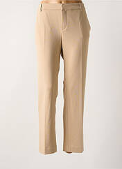 Pantalon droit beige SIGNE NATURE pour femme seconde vue