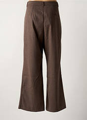 Pantalon large marron LAURE + MAX pour femme seconde vue