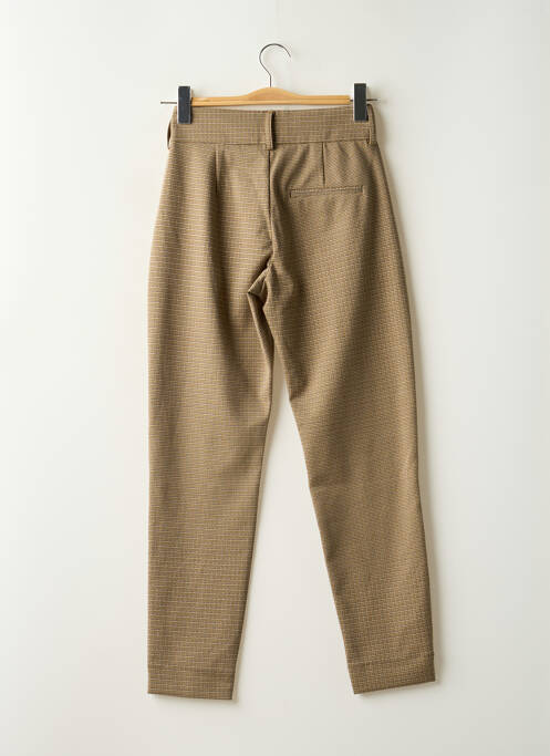 Pantalon slim stretch taille haute beige CREAM femme