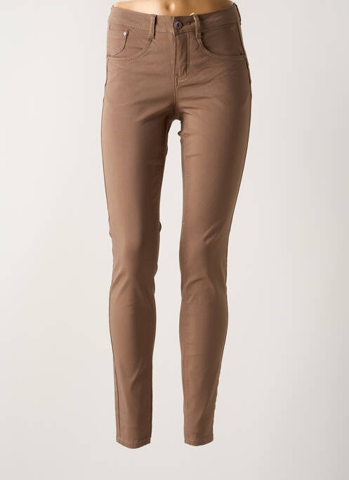 Pantalon slim marron CREAM pour femme