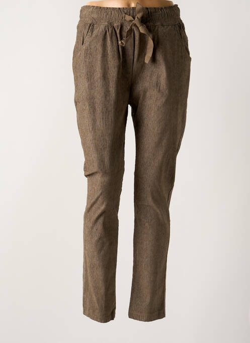 Pantalon slim marron CREAM pour femme