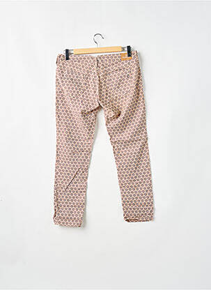Pantalon 7/8 stretch taille basse rose PLEASE femme