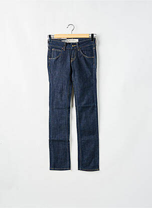 Jeans coupe slim tissage brut taille basse bleu LEE femme