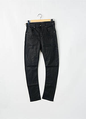 Jeans coupe slim stretch taille normale noir LE TEMPS DES CERISES femme