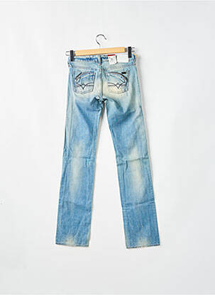 Jeans coupe droite taille basse taille basse bleu LE TEMPS DES CERISES femme
