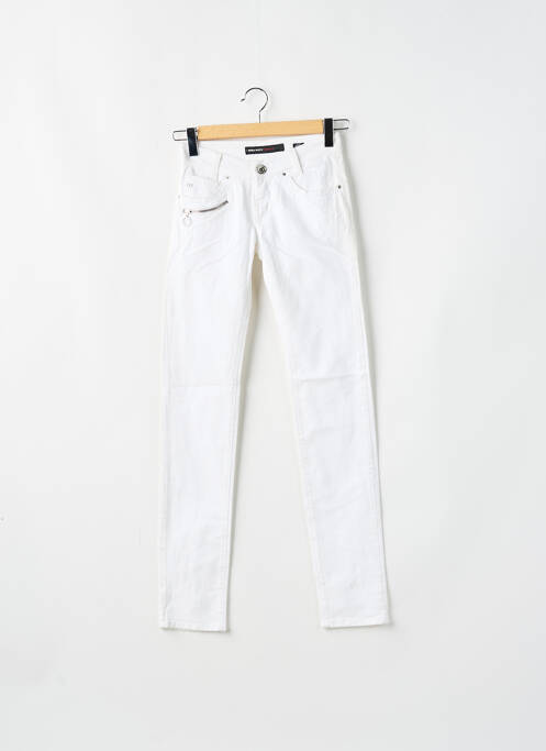 Jeans coupe slim blanc MISS SIXTY pour femme