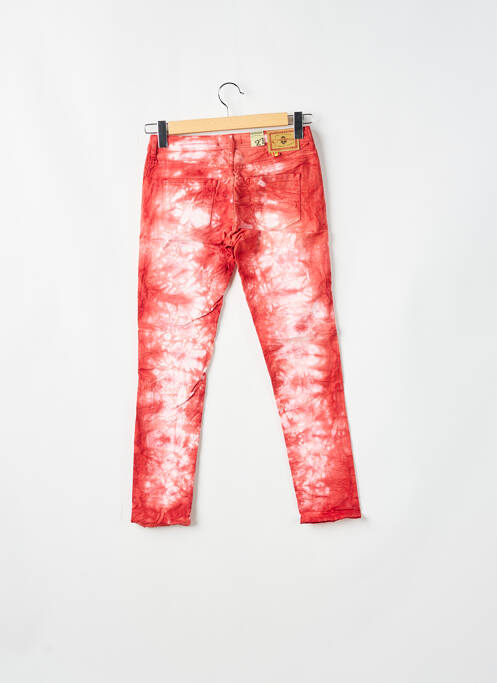 Jeans coupe slim rouge CIMARRON pour femme