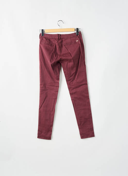 Pantalon chino rouge LE TEMPS DES CERISES pour femme