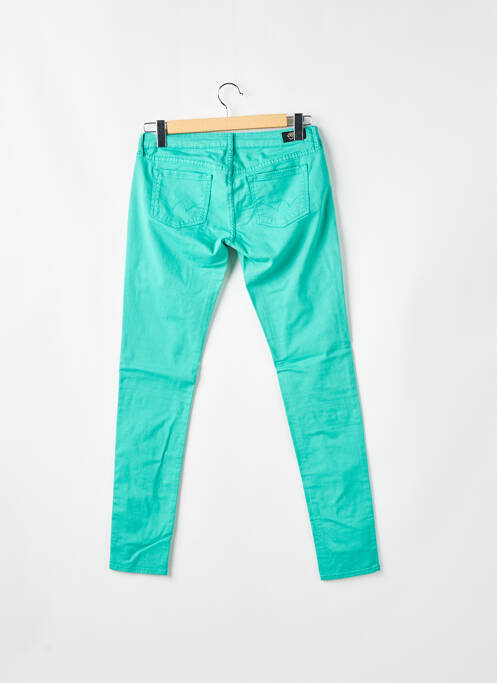 Pantalon slim vert LE TEMPS DES CERISES pour femme