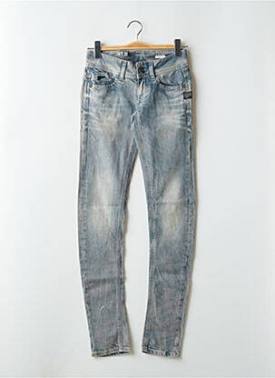 Jeans coupe slim stretch taille basse bleu G STAR femme