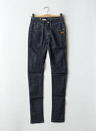 Jeans skinny tissage brut taille basse bleu G STAR femme
