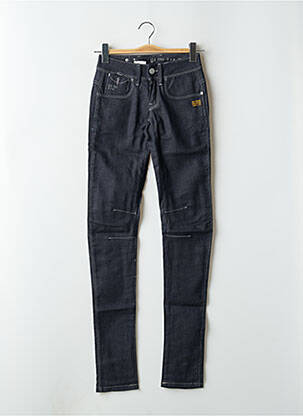 Jeans skinny tissage brut taille basse bleu G STAR femme