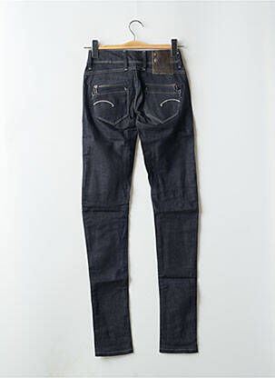 Jeans skinny tissage brut taille basse bleu G STAR femme