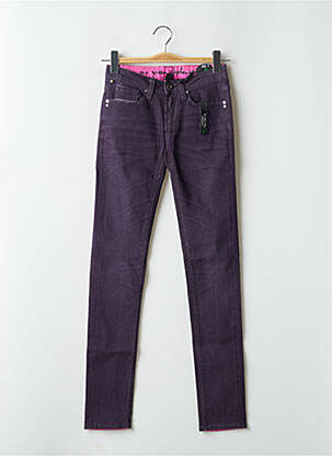 Jeans skinny taille normale taille normale violet ONE GREEN ELEPHANT femme