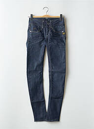 Jeans skinny tissage brut taille basse bleu G STAR femme