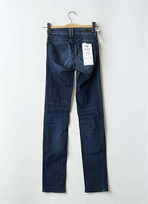 Jeans coupe droite stretch taille normale bleu LE TEMPS DES CERISES femme