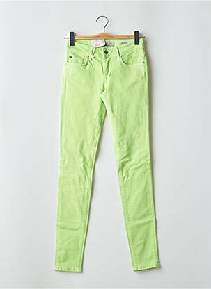 Pantalon slim stretch taille normale vert SALSA femme