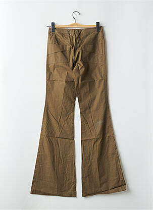 Pantalon flare taille basse taille basse marron TIM BARGEOT femme