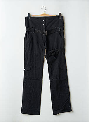 Pantalon cargo coupe droite taille normale noir TORN femme