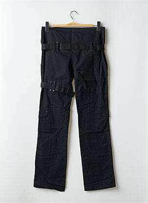 Pantalon cargo coupe droite taille normale noir TORN femme