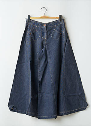 Jeans coupe large tissage brut taille normale bleu TEDDY SMITH femme