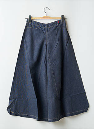 Jeans coupe large tissage brut taille normale bleu TEDDY SMITH femme