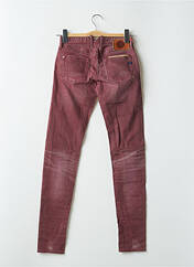 Jeans skinny rouge LE TEMPS DES CERISES pour femme seconde vue