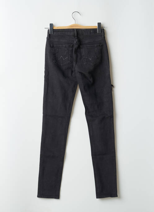 Jeans coupe slim noir LE TEMPS DES CERISES pour femme