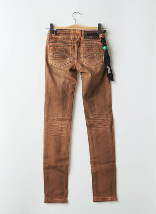 Jeans skinny orange ONE GREEN ELEPHANT pour femme