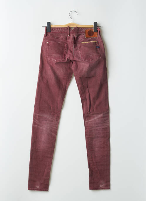 Jeans skinny rouge LE TEMPS DES CERISES pour femme