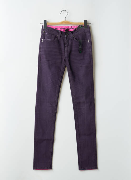 Jeans skinny violet ONE GREEN ELEPHANT pour femme