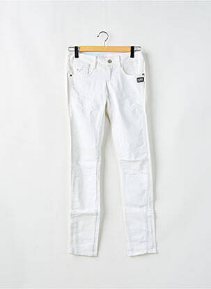 Jeans skinny taille basse taille basse blanc G STAR femme
