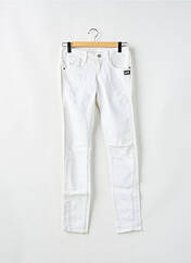 Jeans skinny blanc G STAR pour femme seconde vue