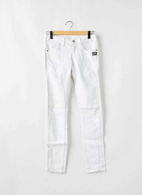 Jeans skinny taille basse taille basse blanc G STAR femme